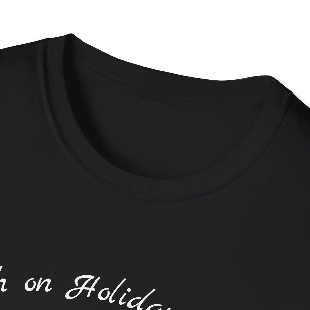 Psychedelic Santa T-Shirt — Colorful Retro Beard & Sunglasses Tee | High on Holiday Spirit