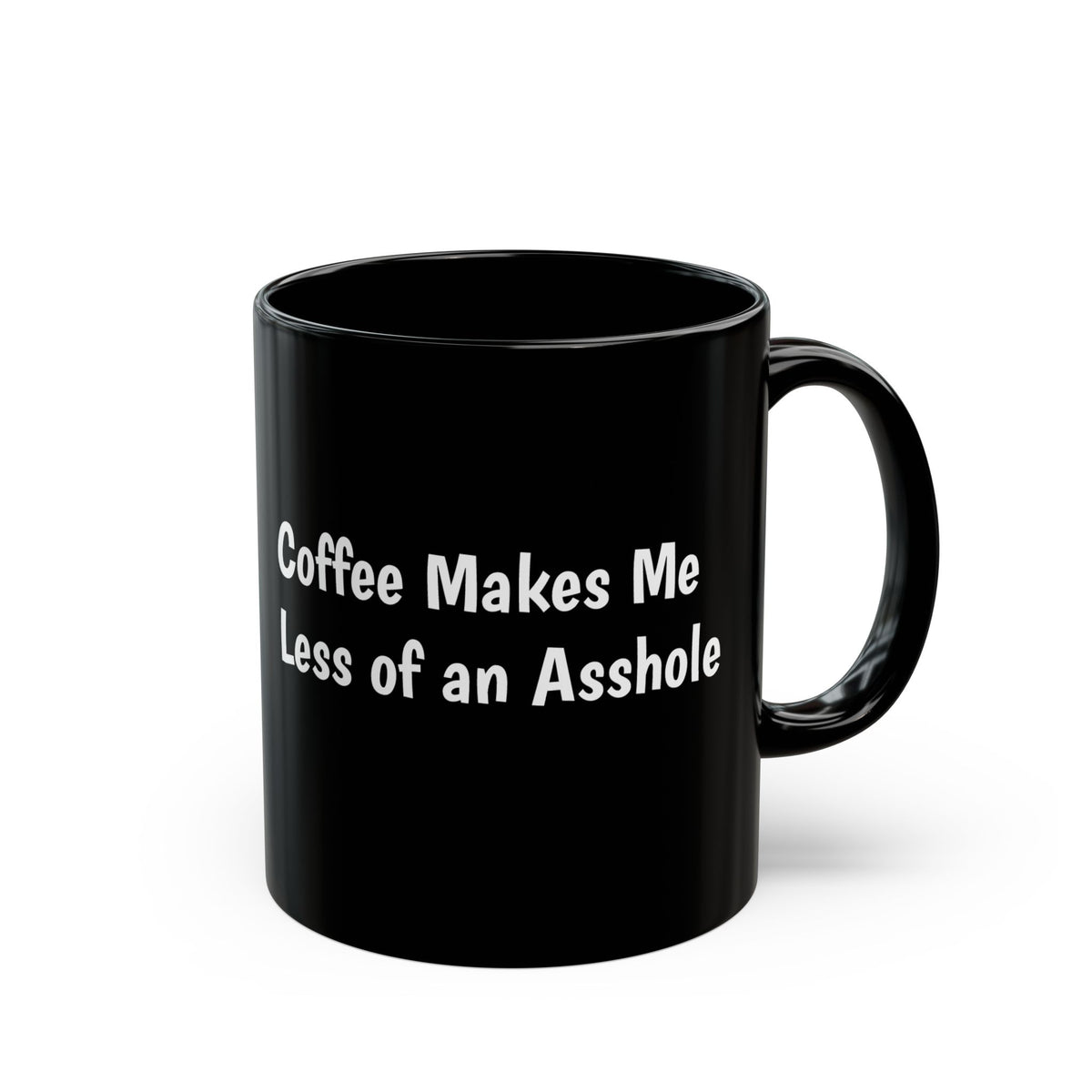 Frankenstein Coffee Mug - Coffee Makes me less of an Asshole, Perfect Gift for Coffee Lovers, Halloween, Quirky Kitchen Decor, Dark Humor Mug