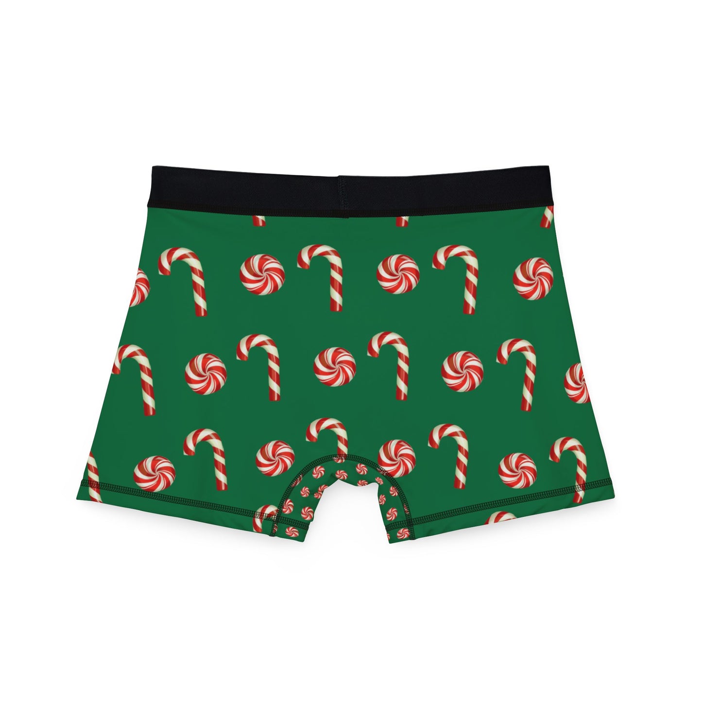 Men's Christmas Boxers, Festive Candy Cane Print, Perfect Holiday Gift, Christmas Pajamas, Stocking Stuffer Idea